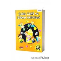 3 Yaş Çoklu Zeka ve Dikkat Aktivitesi - Turuncu Kitap - Kolektif - Aktif Zeka Yayınları