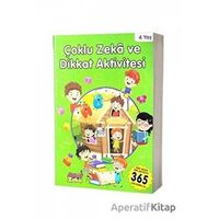 4 Yaş Çoklu Zeka ve Dikkat Aktivitesi - Yeşil Kitap - Kolektif - Aktif Zeka Yayınları