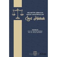 Necmettin Erbakan Hukuk Araştırmaları Özel Hukuk