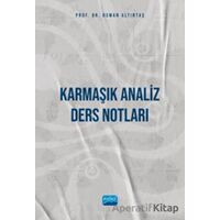 Karmaşık Analiz - Ders Notları - Osman Altıntaş - Nobel Akademik Yayıncılık