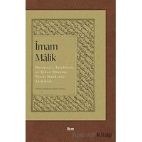 İmam Malik - Kolektif - İlem Yayınları