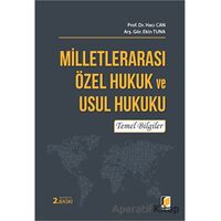 Milletlerarası Özel Hukuk ve Usul Hukuku Temel Bilgiler - Ekin Tuna - Adalet Yayınevi