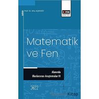 Matematik ve Fen Alanında Uluslararası Araştırmalar III