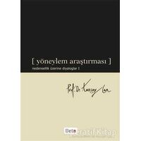 Yöneylem Araştırması - Tuncay Can - Beta Yayınevi