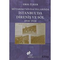 Mütareke’nin İlk Yıllarında İstanbul’da Direniş ve Sol 1918-1920
