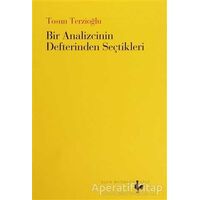 Bir Analizcinin Defterinden Seçtikleri - Tosun Terzioğlu - Nesin Matematik Köyü