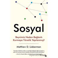 Sosyal - Matthew D. Lieberman - Görünmez Adam Yayıncılık