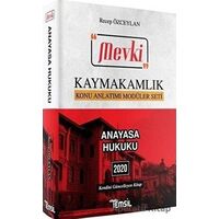 Mevki Anayasa Hukuku Kaymakamlık Konu Anlatımı Modüler Seti 2020 - Recep Özceylan - Temsil Kitap