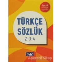 İlköğretim Türkçe Sözlük 2-3-4 - Kolektif - Parıltı Yayınları