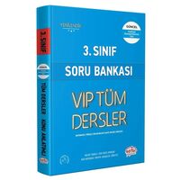 Editör 3. Sınıf VIP Tüm Dersler Soru Bankası Mavi Kitap