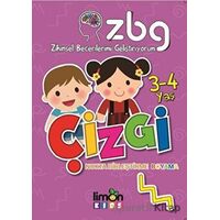 Zihinsel Becerilerimi Geliştiriyorum 3-4 Yaş Çizgi - Kolektif - limonKIDS