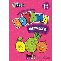 3-4 Yaş Zenginleştirilmiş Boyama - Meyveler - Kolektif - limonKIDS