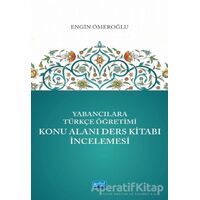Yabancılara Türkçe Öğretimi Konu Alanı Ders Kitabı İncelemesi