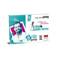 Yargı 2023 KPSS 5Yüz Türkçe Video Ders Notları