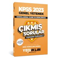 Yediiklim 2023 KPSS Genel Yetenek Konularına Göre Tamamı Çözümlü Çıkmış Sorular