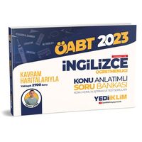 Yediiklim 2023 ÖABT İngilizce Öğretmenliği Kavram Haritalarıyla Konu Anlatımlı Soru Bankası