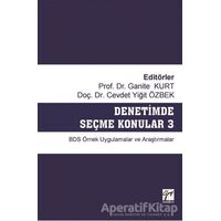 Denetimde Seçme Konular 3 - Cevdet Yiğit Özbek - Gazi Kitabevi