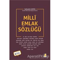Milli Emlak Sözlüğü - Salahaddin Kardeş - Adalet Yayınevi