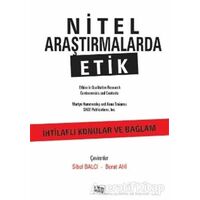 Nitel Araştırmalarda Etik - Kolektif - Anı Yayıncılık