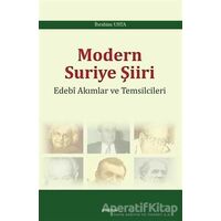 Modern Suriye Şiiri - İbrahim Usta - Araştırma Yayınları
