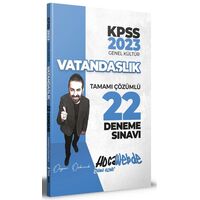 Hocawebde 2023 KPSS Vatandaşlık Tamamı Çözümlü 22 Deneme Sınavı