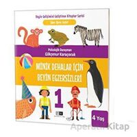 Minik Dehalar İçin Beyin Egzersizleri 4+ Yaş - Gökçenur Karaçocuk - Mirhan Kitap