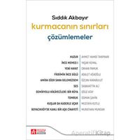 Kurmacanın Sınırları Çözümlemeler - Sıddık Akbayır - Pegem Akademi Yayıncılık