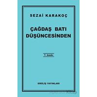 Çağdaş Batı Düşüncesinden - Sezai Karakoç - Diriliş Yayınları