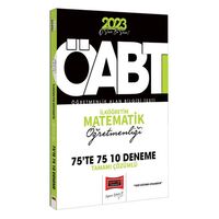 Yargı 2023 KPSS ÖABT İlköğretim Matematik Öğretmenliği Tamamı Çözümlü 10 Deneme