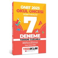 Yediiklim 2023 ÖABT Okul Öncesi Öğretmenliği Tamamı Çözümlü 7 Deneme