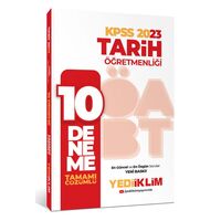 Yediiklim 2023 ÖABT Tarih Öğretmenliği Tamamı Çözümlü 10 Deneme