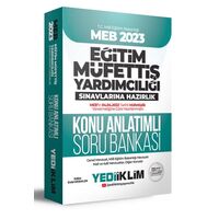 Yediiklim 2023 MEB Eğitim Müfettiş Yardımcılığı Sınavlarına Hazırlık Konu Anlatımlı Soru Bankası