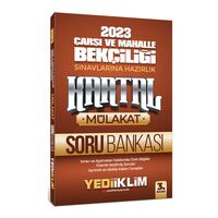 Yediiklim 2023 Çarşı ve Mahalle Bekçiliği Sınavlarına Hazırlık Kartal Mülakat Soru Bankası