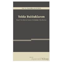 Yolda Bulduklarım - Namık Kemal Okumuş - Araştırma Yayınları