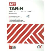 AYT Tarih Konu Özetli Soru Bankası 4K Yayınları