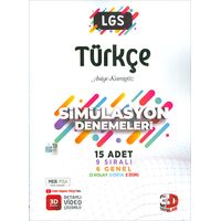 8.Sınıf LGS Türkçe Simülasyon 15 Deneme 3D Yayınları