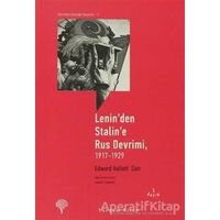 Leninden Staline Rus Devrimi, 1917-1929 - Edward Hallett Carr - Yordam Kitap