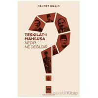 Teşkilat-ı Mahsusa Nedir? Ne Değildir? - Mehmet Bilgin - Ötüken Neşriyat