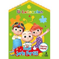 Evde Şarkı Partisi - Cocomelon Boyama Evi - Kolektif - Doğan Çocuk