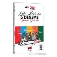 Yargı 2023 KPSS Eğitim Bilimleri Öğretmenler Ekibi Tamamı Çözümlü 5 Fasikül Deneme