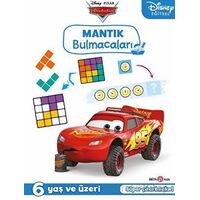 Disney Eğitsel Arabalar Çıkartmalı Mantık Bulmacaları - Gökçe Demir - Beta Kids