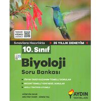 10.Sınıf Biyoloji Soru Bankası Aydın Yayınları
