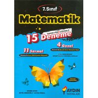 7.Sınıf Matematik 15 Deneme Aydın Yayınları