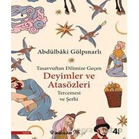 Tasavvuftan Dilimize Geçen Deyimler ve Atasözleri - Abdülbaki Gölpınarlı - İnkılap Kitabevi