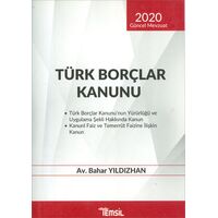 Türk Borçlar Kanunu (2020 Güncel Mevzuat) - Bahar Yıldızhan - Temsil Kitap