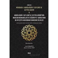 Manzum Menakıb-ı Abdülkâdir-i Geylani ve Seyyid Kadiri & Abdülkâdir-i Geylani ile Seyyid Kadirinin M