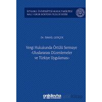 Vergi Hukukunda Örtülü Sermaye -Uluslararası Düzenlemeler ve Türkiye Uygulaması - İstanbul Üniversit