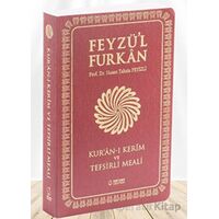 Feyzül Furkan Kurân-ı Kerîm ve Tefsirli Meali (Büyük Boy - Mushaf ve Meal - İNCE CİLT) BORDO