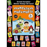 Stickerlı 5+ Yaş Muhteşem Matematik - Pedagog Afife Çoruk - Beyaz Panda Yayınları
