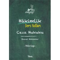 İmtiyaz Hakimlik Ders Notları Ceza Hukuku Genel Hükümler - Metin Kaya - Temsil Kitap